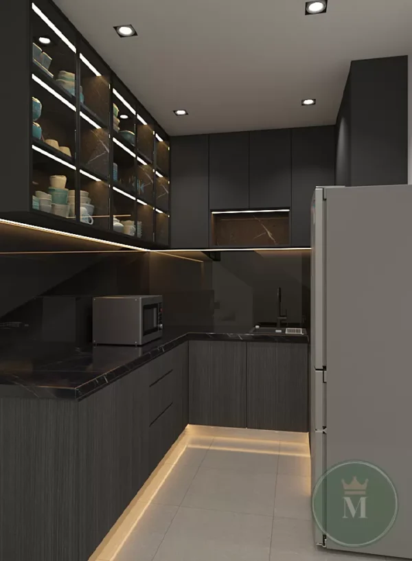 Custom Aluminium Kitchen Cabinet 4