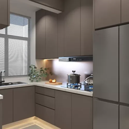 Custom Melamine Kitchen Cabinet 13