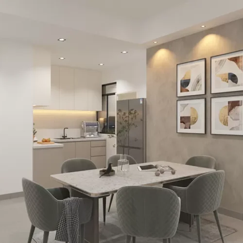 Custom Melamine Kitchen Cabinet 27