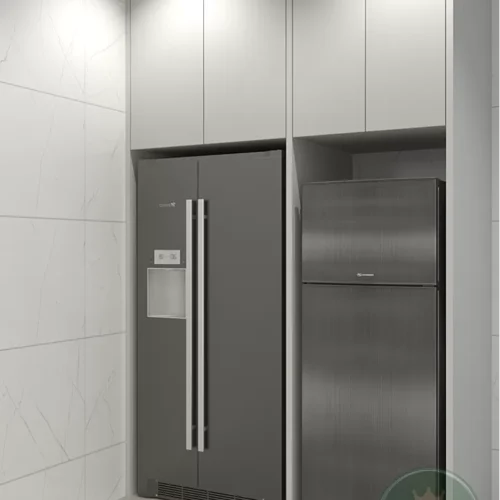 Custom Melamine Kitchen Cabinet 32