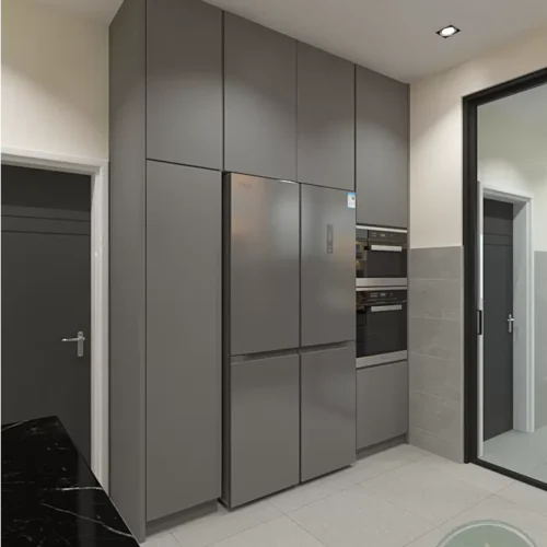 Custom Melamine Kitchen Cabinet 33