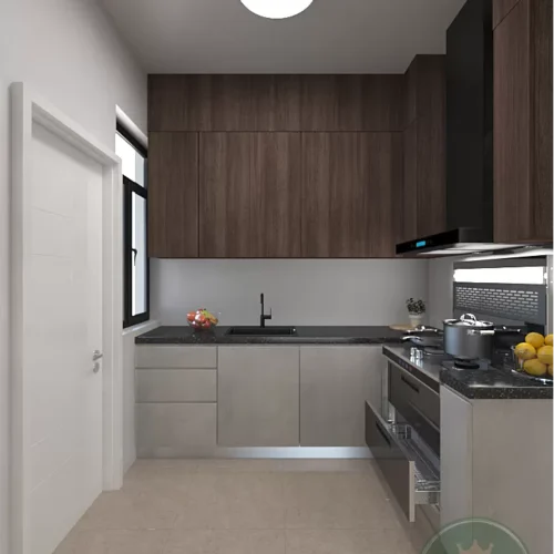 Custom Melamine Kitchen Cabinet 37