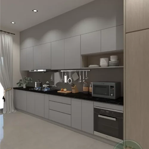 Custom Melamine Kitchen Cabinet 51