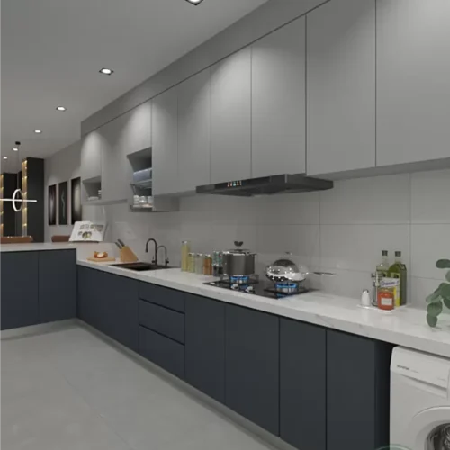 Custom Melamine Kitchen Cabinet 54