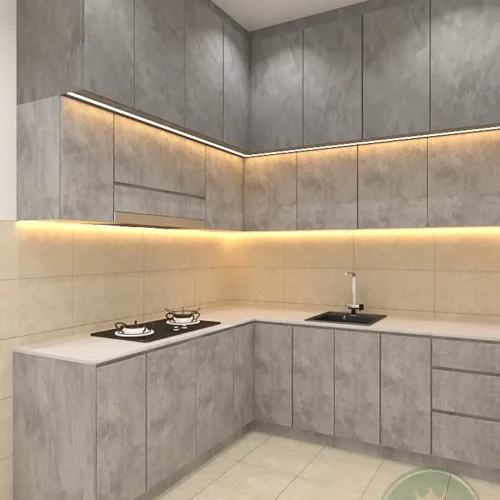 Custom Melamine Kitchen Cabinet 8