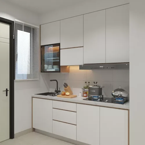 Custom Plywood Kitchen Cabinet 22