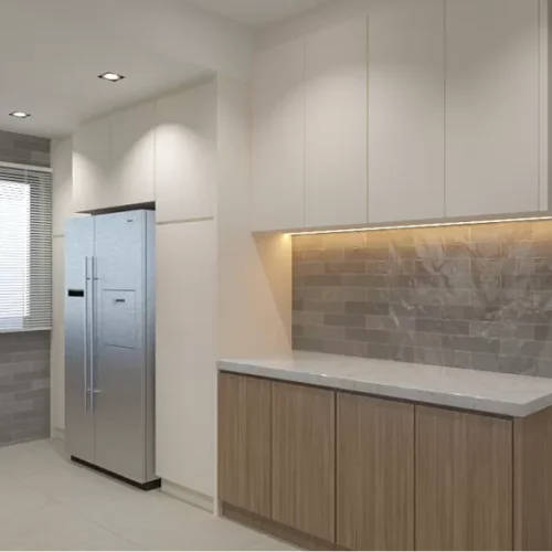 Custom Plywood Kitchen Cabinet 27