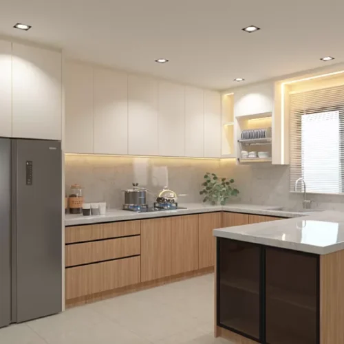 Custom Plywood Kitchen Cabinet 29