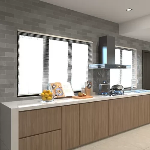 Custom Plywood Kitchen Cabinet 30