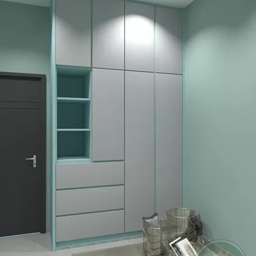 Custom Plywood Wardrobe 39