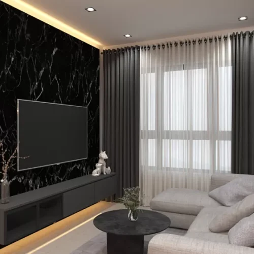 Customize Modern Melamine Wall Mounted TV Cabinet 2