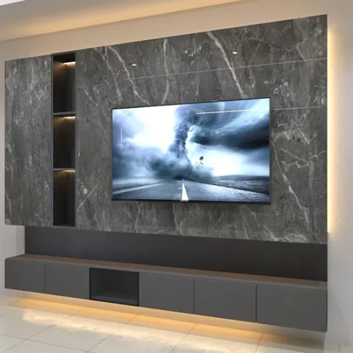 Customize Modern Melamine Wall Mounted TV Cabinet TV Console