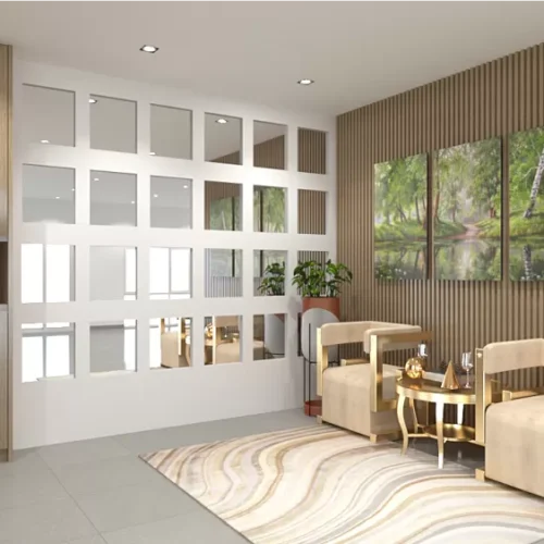 Customized Modern Plywood Tall Shoe Storage Cabinet