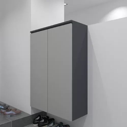 Customized Simple Melamine 2 Doors Shoes Cabinet