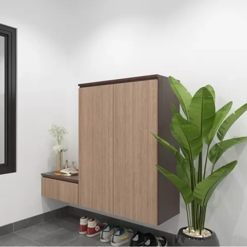 Customized Simple Plywood Shoe Cabinet 2